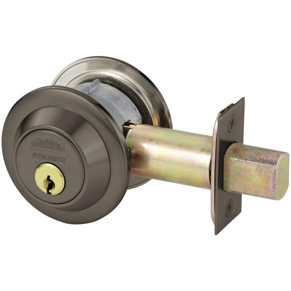 Deadbolts, Deadbolt Type: Deadbolt , Lock Type: Single Cylinder , Key Type: Keyed Different , Mount Type: Through Hole , Material: Steel  MPN:DL3011-613