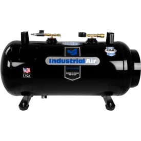 Industrial Air IT20ASME Portable Receiver Tank 20 Gal. 175 PSI Vertical/Horizontal Configuration IT20ASME