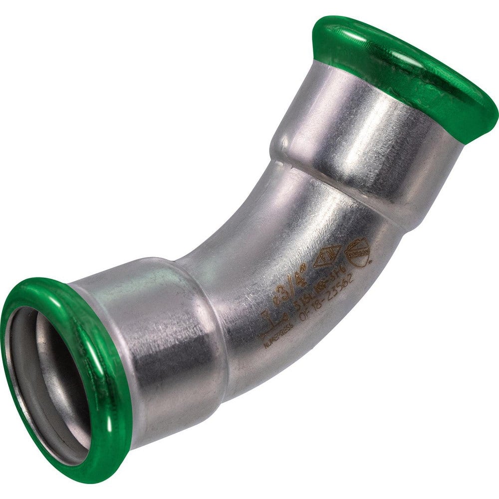 Stainless Steel Pipe Fittings, Fitting Type: Press x Press , Fitting Size: 3/4 , Material Grade: 316  MPN:MBF053/46GE