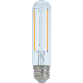 Sunlite® LED T10 Edison Tubular Light Bulb E26 Base 2W 160 Lumens 27K Soft White Pk of 6 41790-SU