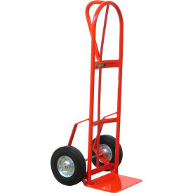 Wesco® Steel Hand Truck w/ D Handle Semi Pneumatic Wheels 700 lb. Capacity 210018