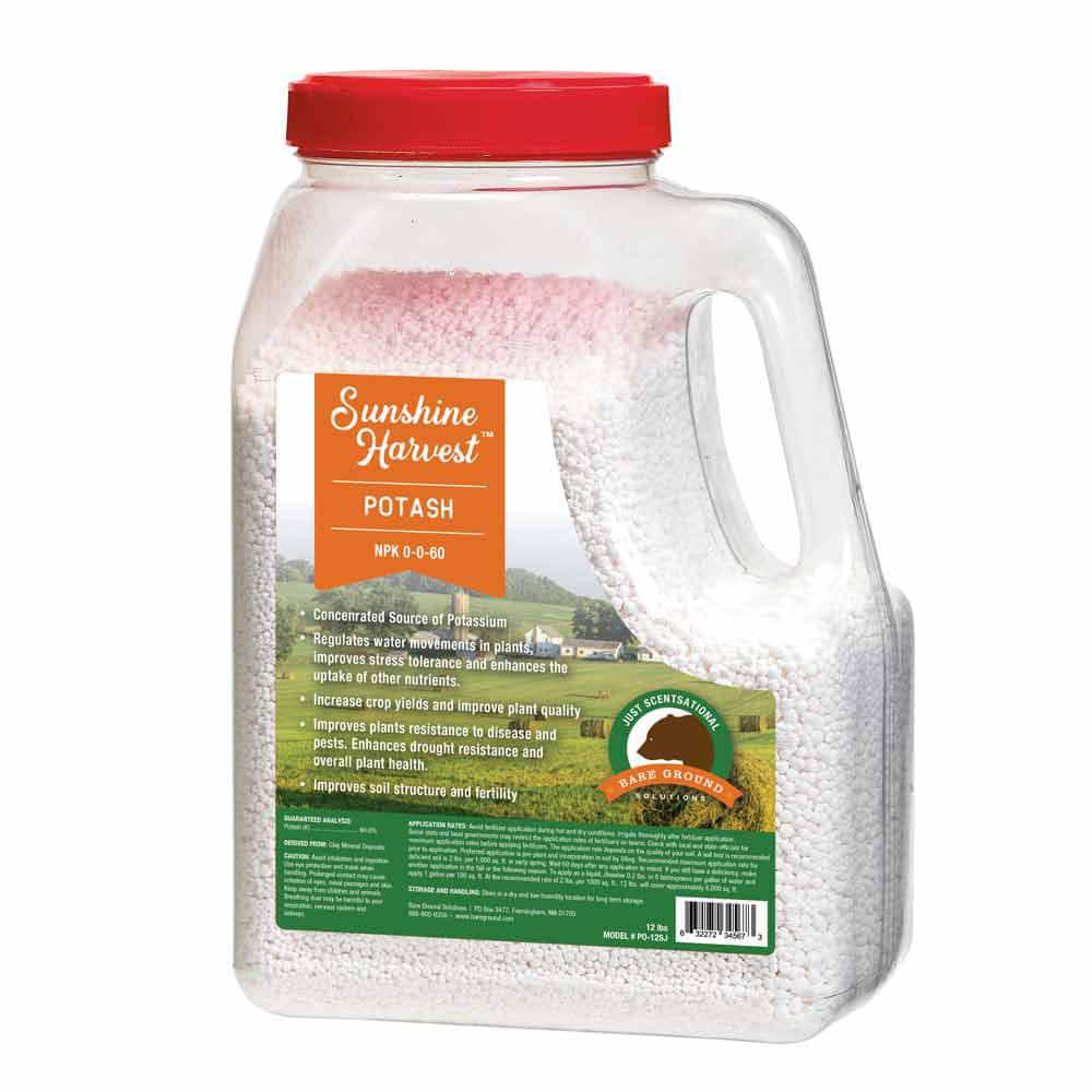 Garden & Pump Sprayer Accessories, Description: Sunshine Harvest NPK 0-0-60 potash fertilizer 12lb shaker jug , Form: Granules , Container Size (Lb.): 12  MPN:PO-12SJ