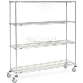 Nexel® 4 Shelf Truck Chrome 72