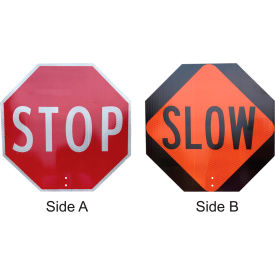 Plasticade® Stop/Slow Sign ABS Plastic Type 9 High Performance Grade 18