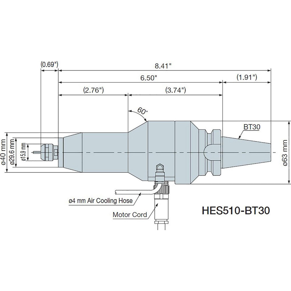 Electric High-Speed Spindles, Brushless Motor: Yes , Automatic Tool Changeable: Yes  MPN:7890