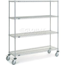 Nexel® 4 Shelf Truck Chrome 60