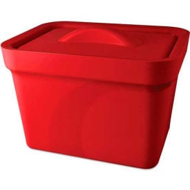 Bel-Art Magic Touch 2™ Ice Pan with Lid 168074103 4.0 Liter Red 1/PK 168074103