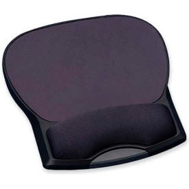 Compucessory 55302 Mouse Pad with Gel Wrist Rest Charcoal 55302