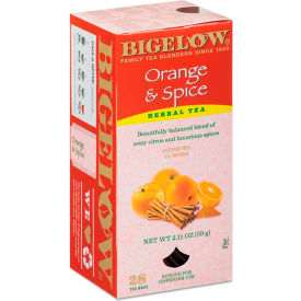 Bigelow® Orange and Spice Herbal Tea 28/Box RCB00398