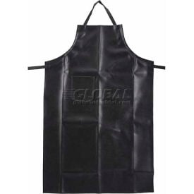 Winco BA-HN Heavy Naugahyde Bib Apron Black 26-1/2