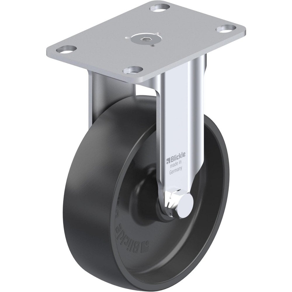 Top Plate Casters, Mount Type: Plate , Number of Wheels: 1.000 , Wheel Diameter (Inch): 4 , Wheel Material: Rubber , Wheel Width (Inch): 1-1/4  MPN:913603