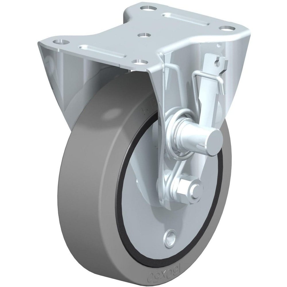 Top Plate Casters, Mount Type: Plate , Number of Wheels: 1.000 , Wheel Diameter (Inch): 8 , Wheel Material: Polyurethane , Wheel Width (Inch): 2  MPN:913549