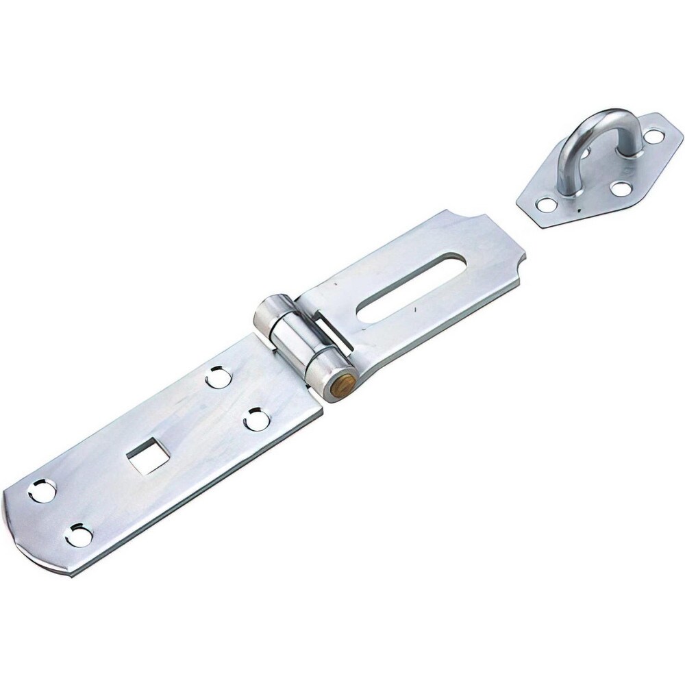 Hasps, Hasp Type: Conventional , Material: Steel , Arm Length: 5.38 in , Finish: Zinc-Plated , Arm Width: 1.97in  MPN:320XV