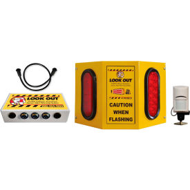 Collision Awarness Dual Use (Indoor/Outdoor) Large Yellow Exterior Box 2 Lights 1 Sensor 15' Cord Dual-Use-13-EXT-DOD