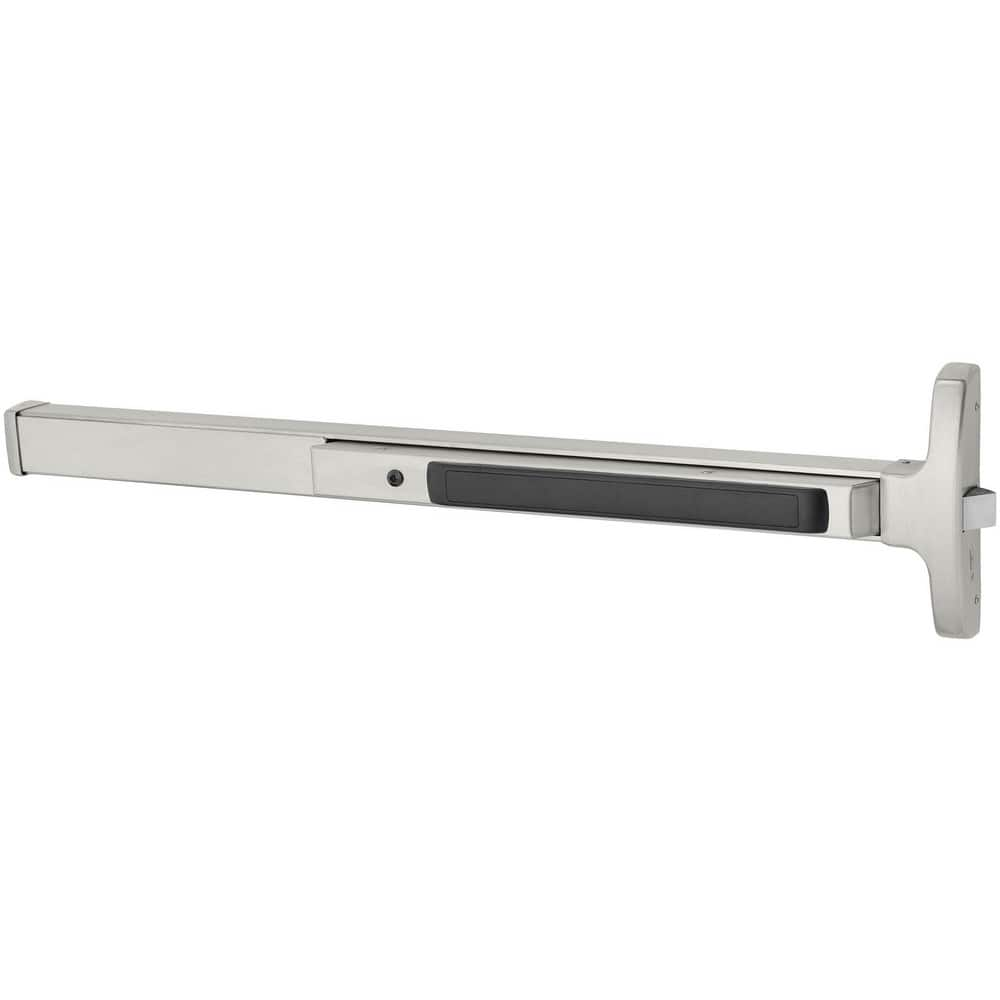 Push Bars, Material: Metal , Locking Type: Exit Device Only , Finish/Coating: Satin Stainless Steel , Maximum Door Width: 3ft , Minimum Door Width: 2.75ft  MPN:8510F 32D