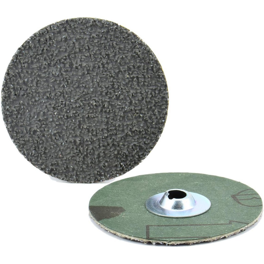 Quick Change Discs, Disc Diameter: 2 , Abrasive Type: Coated , Abrasive Material: Ceramic Alumina , Grit: 60 , Grade: Coarse  MPN:71-38205