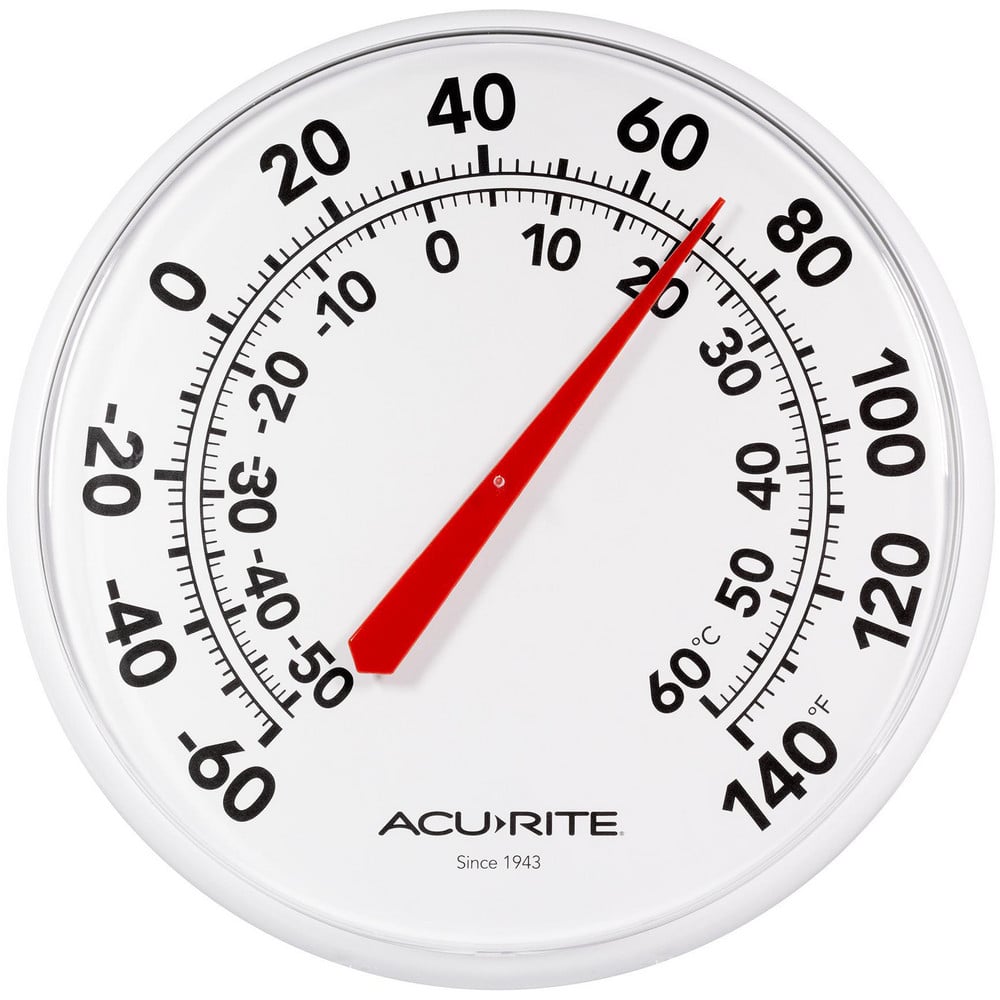 Surface Thermometers, Thermometer Type: Window/Wall Thermometer , Minimum Temperature: -60 , Maximum Temperature: 1400F , Temperature Accuracy: +/- 4 F  MPN:01360A1