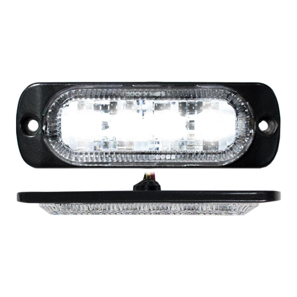 Strobe & Flashing Lights, Light Type: Strobe , Lens Color: Clear, White , Lens Material: Polycarbonate , Lamp Type: LED , Mount Type: Flush Mount  MPN:1005100