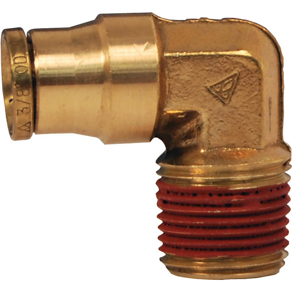 Pneumatic Hose Fittings & Couplings, Fitting Type: Elbow , Type: Elbow , Interchange Type: Universal , Thread Type: NPTF , Material: Brass  MPN:6912X12