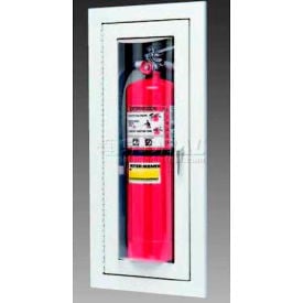 Potter Roemer Loma Steel Fire Extinguisher Cabinet Full Acrylic Window Fully Recessed 7320-BA