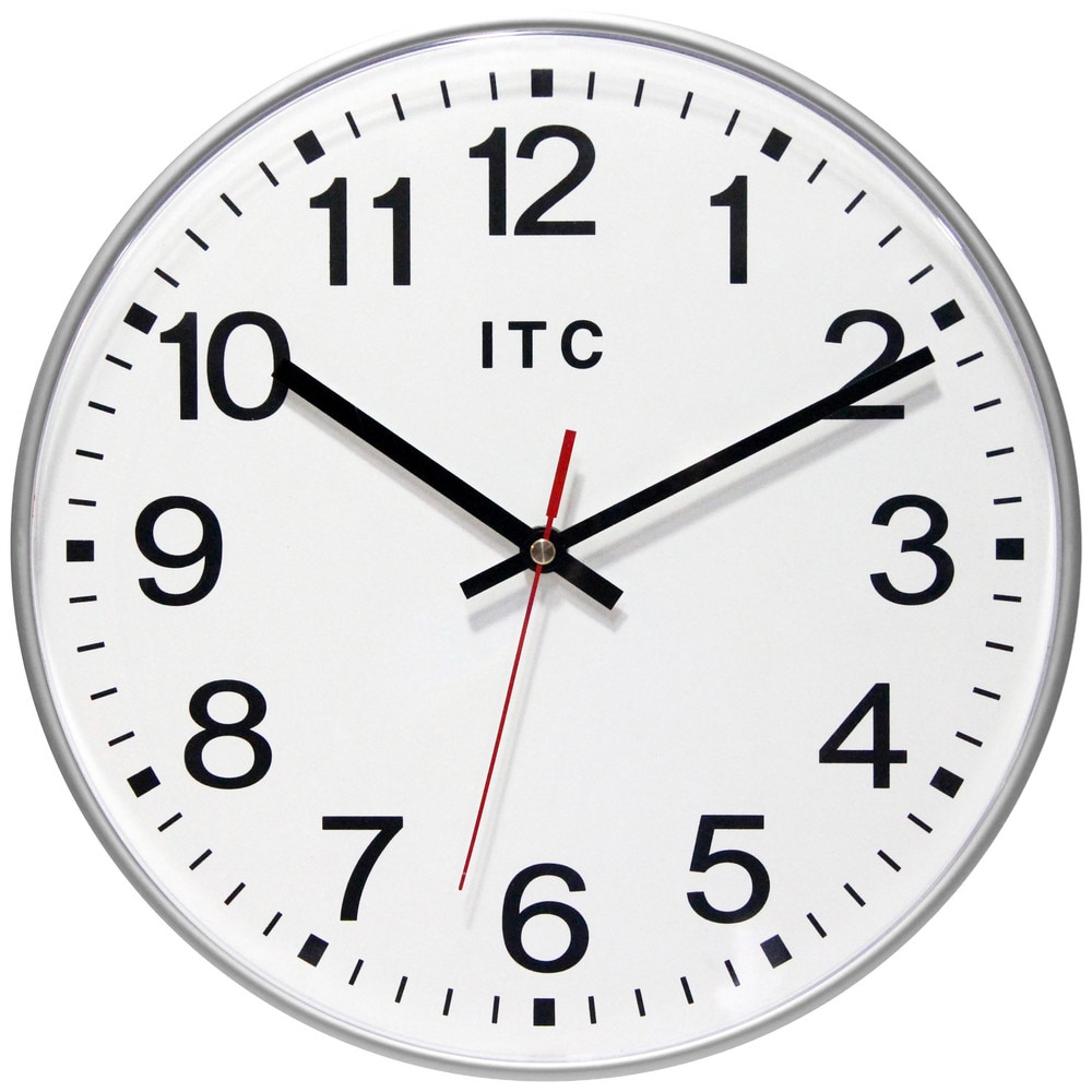 Office Wall Clocks, Clock Type: Dial , Display Type: Analog , Power Source: Battery , Clock Movement Control: Manual , Face Color: White  MPN:14529SV-830