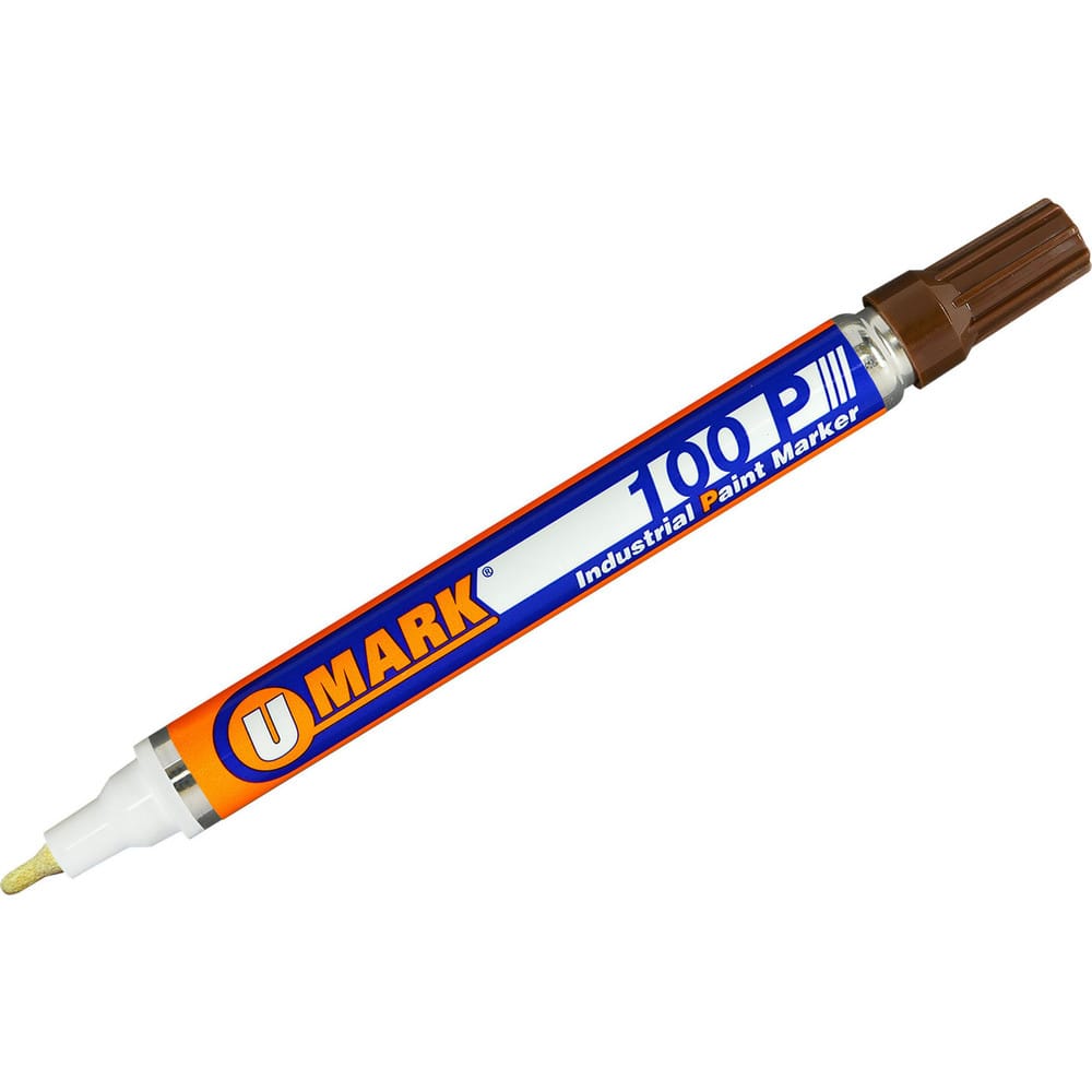 Markers & Paintsticks, Marker Type: Liquid Paint Marker, Tip Shape: Bullet, Color: Brown, Ink Type: Oil Base, Tip Type: Fine Line, For Use On: Dry or Damp Wood MPN:10215FL