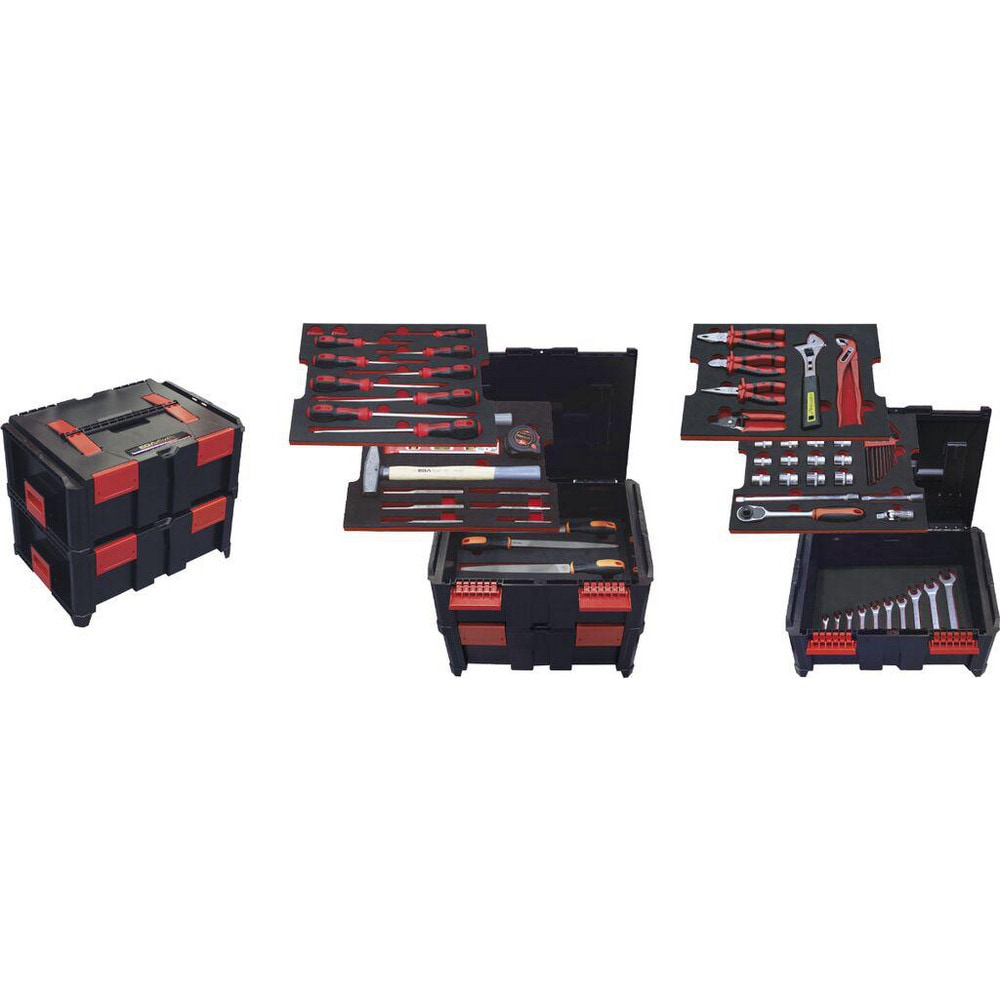 Combination Hand Tool Sets, Set Type: Advanced Professional Mechanics Set , Number Of Pieces: 72 , Measurement Type: Metric , Container Type: Case  MPN:51551