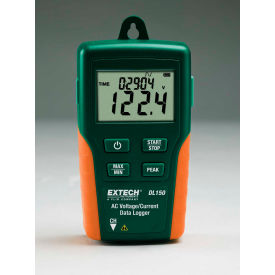 Extech DL150 True RMS AC Voltage/Current Datalogger Green/Orange Case Included DL150