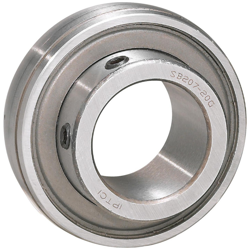 Insert Bearings, Bearing Type: Ball , Outside Diameter: 40mm , Cage Material: Steel , Bore Type: Round , Bearing Bore Diameter: 0.5in  MPN:SB201-8N