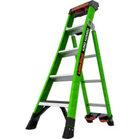 Little Giant® King Kombo Combination Ladder w/ Grip-N-Go Hinge 5' Type IAA 4 Step 375 lb Cap 13905-072