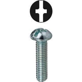 L.H.Dottie® Head Machine Screw Kit Round Phillips/Slotted #8