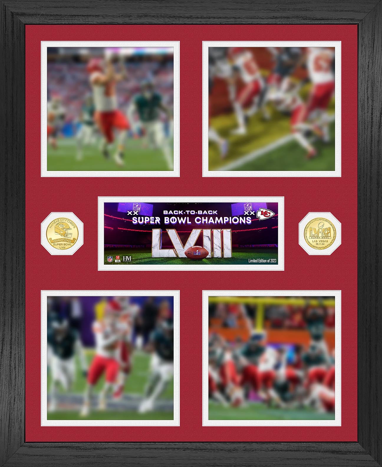Kansas City Chiefs Super Bowl LVIII Champions Memorable Moments Bronze Coin Photo Mint MPN:PHOTO18147K