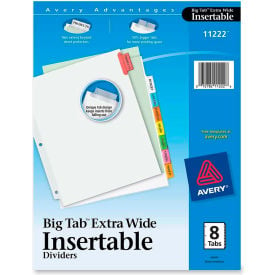 Avery WorkSaver Extra Wide Big Tab Divider Blank 9