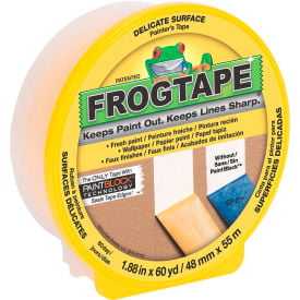 FrogTape® Painter's Tape Delicate Surface Yellow 48mm x 55m - Case of 8 142920