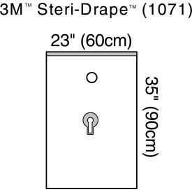 3M™ Steri-Drape Urological Drape 1071 23