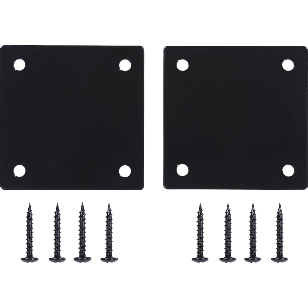 Lorell Mounting Plate for Modular Device - Black - 2 / Pack (Min Order Qty 6) MPN:86942
