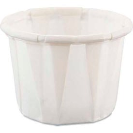 SOLO® Treated Paper Souffl Portion Cups 1/2 Oz. White Qty. 500 SCC 050