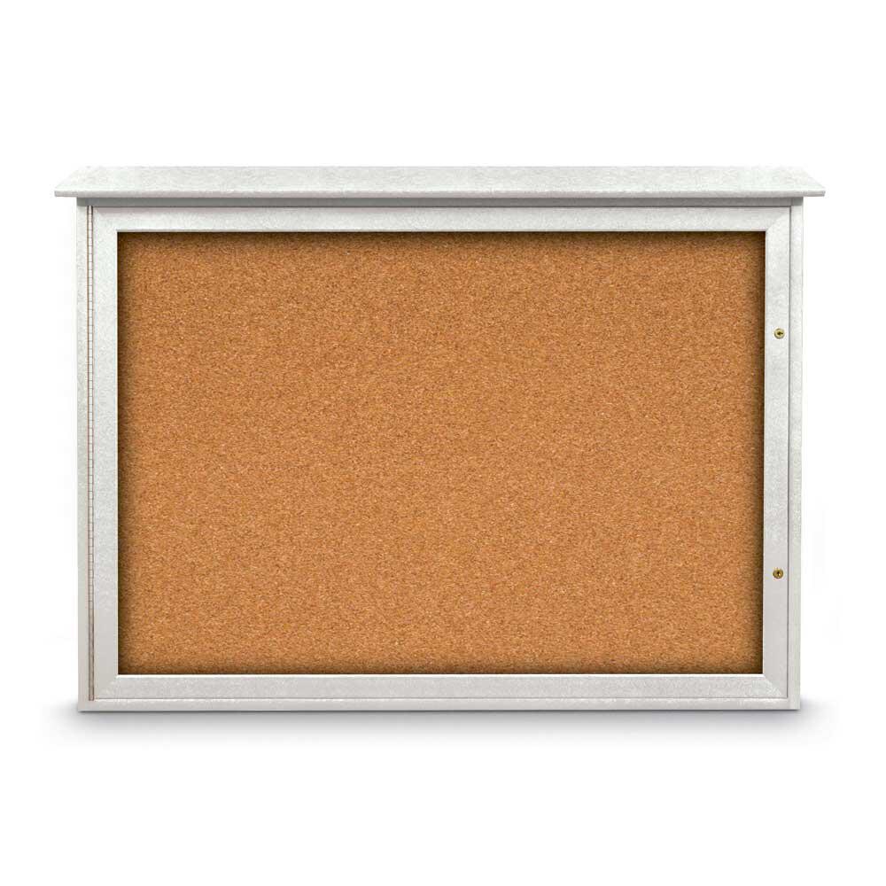 Enclosed Cork Bulletin Board: 48