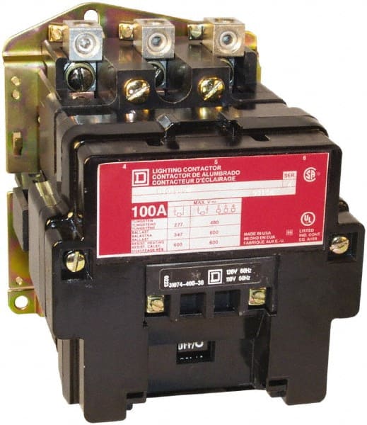 No Enclosure, 2 Pole, Electrically Held Lighting Contactor MPN:8903SPO1V02