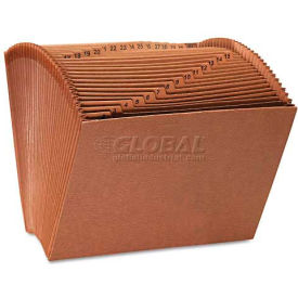 Universal® Leather-Like Expanding File Open Top 12 x 10 1-31 Letter Redrope 13920