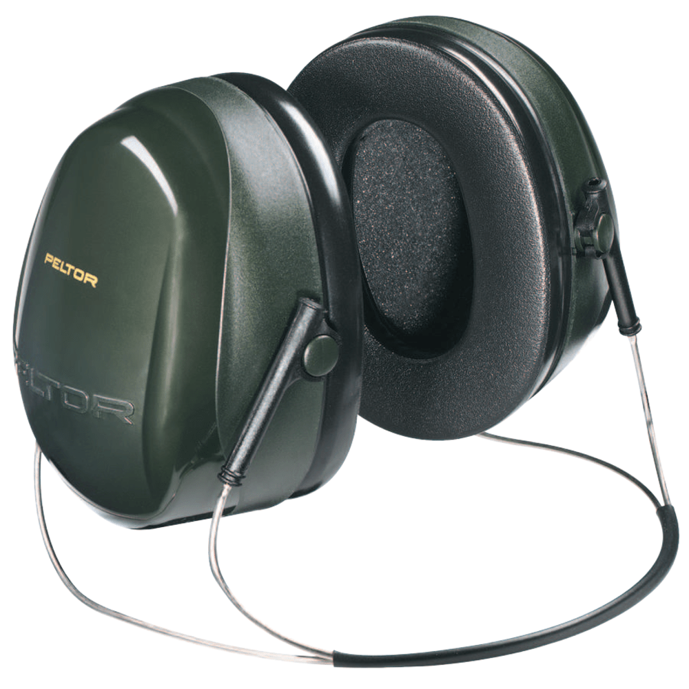 Optime 101 Earmuffs, 26 dB NRR, Dark Green, Behind the Head MPN:247-H7B