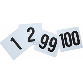 Winco TBN-100 Table Numbers 1-100 4