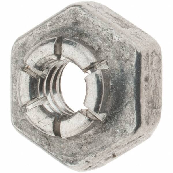 Hex Lock Nut: Expanding Flex Top, Grade 18-8 Stainless Steel, Uncoated MPN:440030