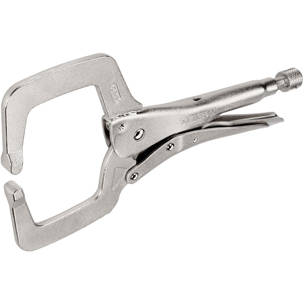 Locking Pliers, Jaw Texture: Smooth , Jaw Style: C-Clamp , Overall Length Range: 10 in & Longer , Overall Length (Inch): 11 , Handle Type: Locking Lever  MPN:CLC10011