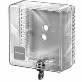 Honeywell Small Universal Thermostat Guard Clear Cover Clear Base Opaque Wallplate TG510A1001 TG510A1001