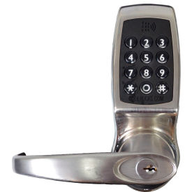 Codelocks Electronic Keyless Entry Lock Interior Usage w/ Smart Phone App Keypad Card Audit CL4510-BS