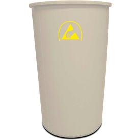 Static Solutions ESD Gray Waste Paper Basket - DB-1622 - Pkg Qty 10 DB-1622