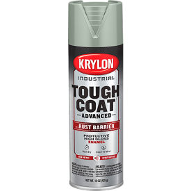 Krylon® Tough Coat Adv Spray Paint w/ Rust Barrier Tech. 20 oz Gloss Light Machinery Gray - Pkg Qty 6 K00839008