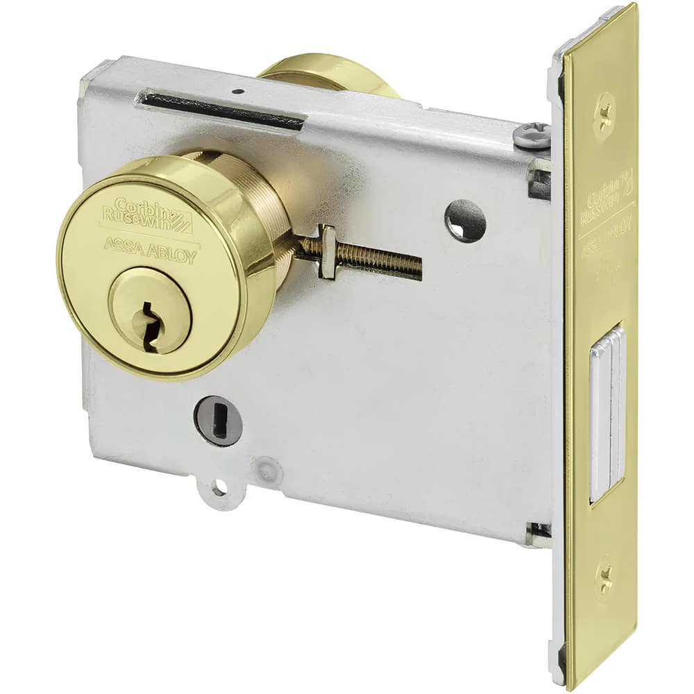 Deadbolts, Deadbolt Type: Deadlock , Lock Type: Single Cylinder , Key Type: Keyed Different , Mount Type: Mortise , Material: Steel  MPN:DL4113-605