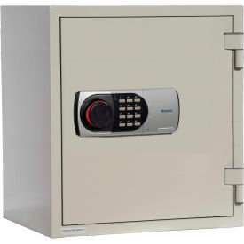 Phoenix Safe Olympian Digital Fire Resistant Safe 1.3 cu ft Off-White Steel 1233W